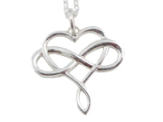 Heart Infinity Pendant by Gam Studios 