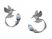 Hummingbird Earrings by Keith Jack