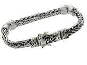 Square Dragon Weave Bracelet by Keith Jack