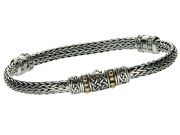 Square Dragon Weave Bracelet by Keith Jack