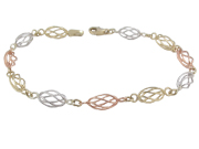 Ladies Spiral Link Bracelet