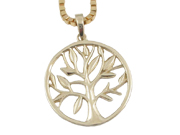 Yellow Gold Tree of Life Charm