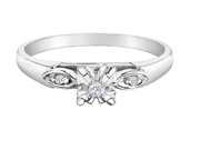 3-Stone Diamond Promise Ring