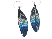 Feather Earrings by Wanda Shum Designs
