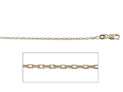 18" Cable Yellow  Gold Chain