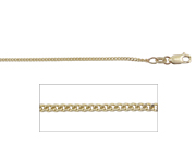 18" Curb Yellow Gold Chain