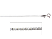 16" Box Sterling Silver Chain