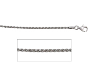 18" Rope Sterling Silver Chain