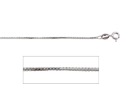 22" Box Sterling Silver Chain