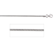 22" Franco Sterling Silver Chain