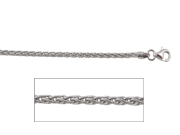 24" Spiga Sterling Silver Chain