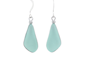 Sea Glass Drop Earrings by White Lotus