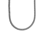 Mens 2-Tone Curb Chain