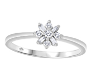 Diamond Cluster Promise Ring