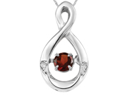 January "Dancing" Birthstone Pendant