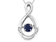 September "Dancing" Birthstone Pendant