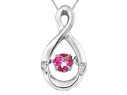 October "Dancing" Birthstone Pendant