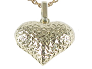 Puffed Heart Pendant