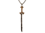Mens Norse Forge Viking Sword Pendant by Keith Jack