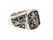 Mens Wild Souls Lion Rampant Ring by Keith Jack 