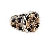Celtic Cross Oval Ring by Keith Jack