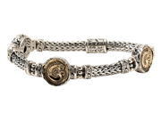 Norse Forge Dragon Spirit Coin Bracelet by Keith Jack