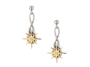Compass Earrings by Keith Jack