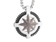 Mens Compass Pendant