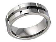 Malo Tungsten Wedding Band