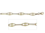 Paperclip Yellow Gold Neckpiece