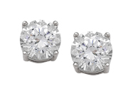 4mm Cubic Zirconia Earrings