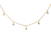 Diamond Droplet Neckpiece