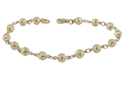 Ladies Pierced Ball Bracelet