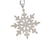 Snowflake Pendant by Argent Whimsy