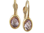 Purple Cubic Zirconia Earrings