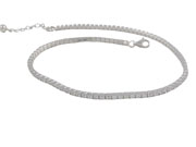 Cubic Zirconia  Anklet