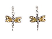 Dragonfly Earrings by Keith Jack
