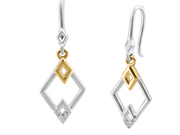 Diamond Kite Earrings