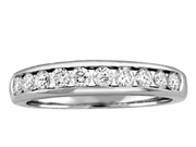 Ladies Diamond Wedding Band