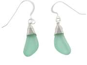 Sea Glass Earrings by White Lotus
