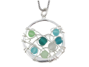 Multi-Stone Pendant by White Lotus