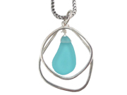 Sea Glass Pendant by White Lotus
