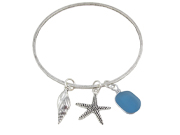 Sea Glass Bracelet  by White Lotus