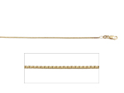 20" Box Yellow Gold Chain