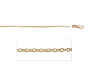 20" Cable Yellow  Gold Chain