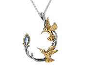 Hummingbird Pendant by Keith Jack