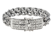 Norse Forge Dragon Weave Bracelet by Keith Jack