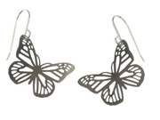 Butterfly Earrings by Argent Whimsy