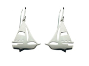 Sailboat Earrings by Argent Whimsy