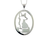 Fox Pendant by Argent Whimsy